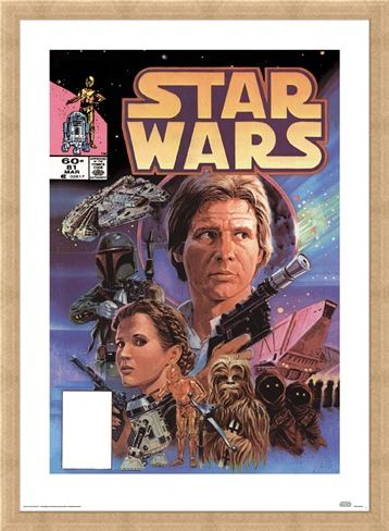 Framed Framed Captain Solo - Star Wars