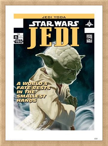 Framed Framed Yoda - World's Fate - Star Wars
