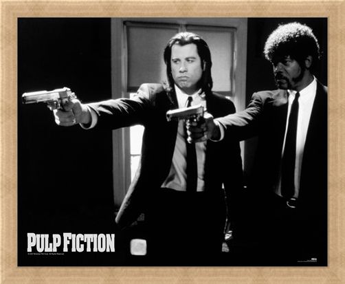 Framed Framed Vincent and Jules - Pulp Fiction