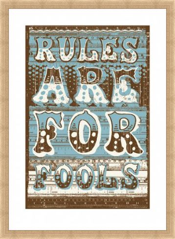 Framed Framed Rules Are For Fools - James Brown