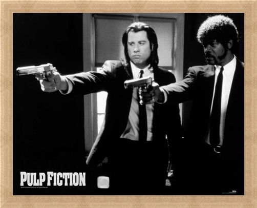 Framed Framed Vincent and Jules - Pulp Fiction