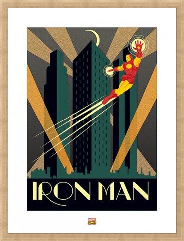 Framed Framed Iron Man - Marvel Deco