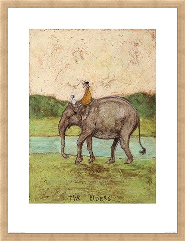 Framed Framed Two Riders - Sam Toft