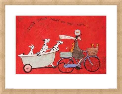 Framed Framed Don't Dilly Dally on the Way - Sam Toft