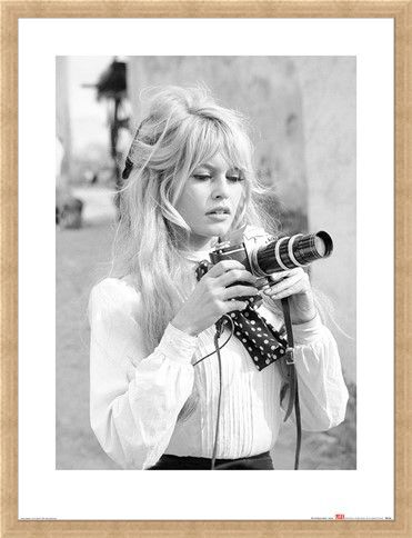 Framed Framed Brigitte Bardot - Camera - Time Life