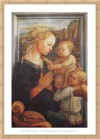 Framed Framed Madonna with Child - Filippo Lippi