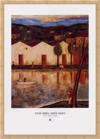 Framed Framed Rio San Juan - Victor Manuel Garcia Valdes