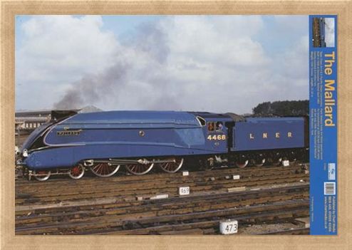 Framed Framed Steaming Ahead Of The Competition - Mallard Train