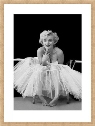 Framed Framed Marilyn Monroe; Ballerina - Milton H Greene