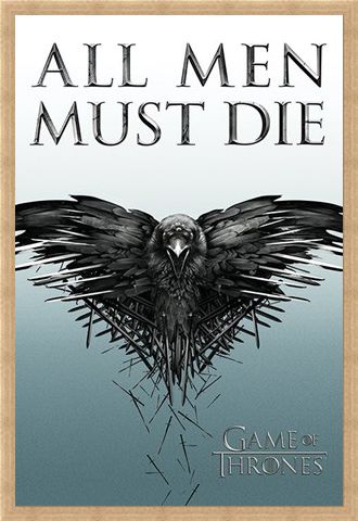 Framed Framed All Men Must Die - Game Of Thrones