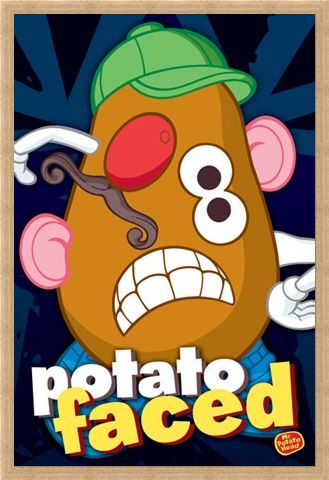 Framed Framed Potato Faced - Mr Potato Head