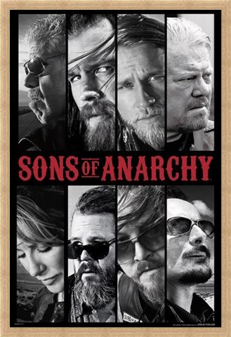 Framed Framed Sons of Anarchy Collage - TV Show