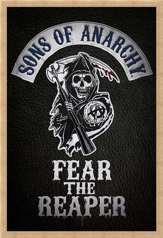 Framed Framed Fear The Reaper - Sons of Anarchy