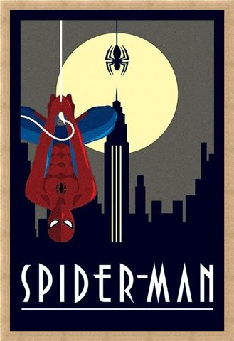 Framed Framed Spider-Man - Marvel Deco