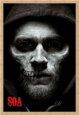 Framed Framed Jax Skull - Sons of Anarchy