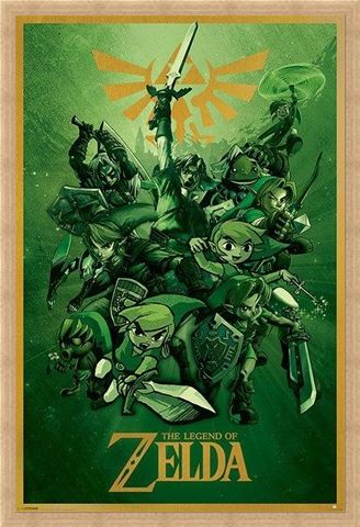 Framed Framed The Legend Of Zelda - Nintendo