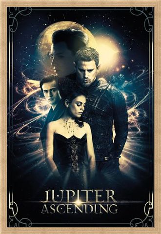 Framed Framed Jupiter Ascending - Mila Kunis and Channing Tatum