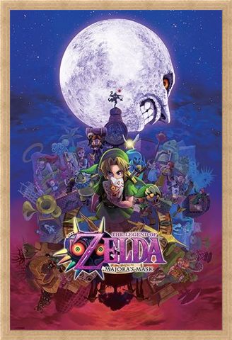 Framed Framed Majora's Mask - The Legend of Zelda