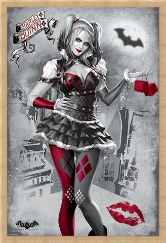 Framed Framed Harley Quinn - Batman Arkham Knight