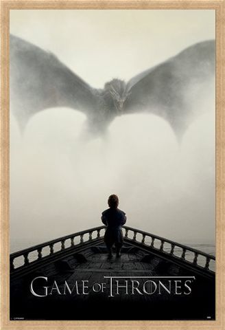 Framed Framed A Lion & A Dragon - Game of Thrones