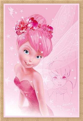Framed Framed Tink In Pink - Disney's Tinkerbell