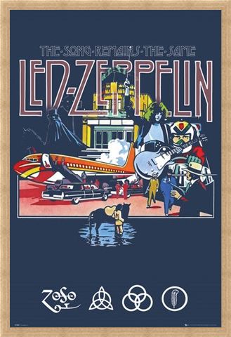 Framed Framed The Song Remains The Same - Led Zeppelin