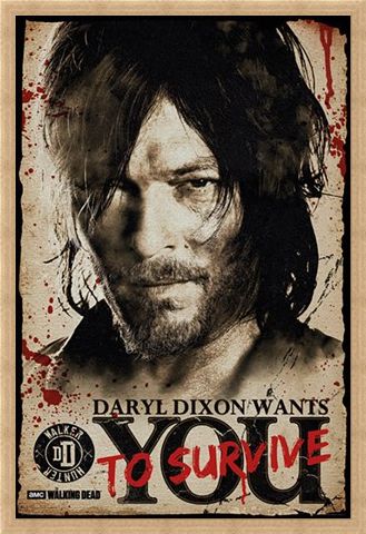 Framed Framed Daryl Needs You - The Walking Dead