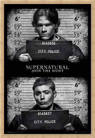 Framed Framed Horrifying Mug Shots - Supernatural
