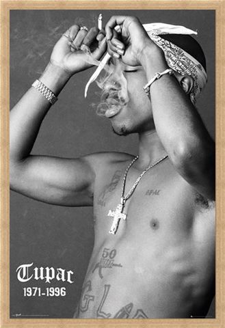 Framed Framed Music, Morals and Cigarettes - Tupac
