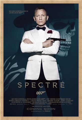 Framed Framed Spectre Skull - James Bond