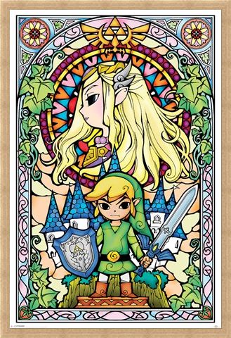 Framed Framed Holy Hyrule - The Legend Of Zelda