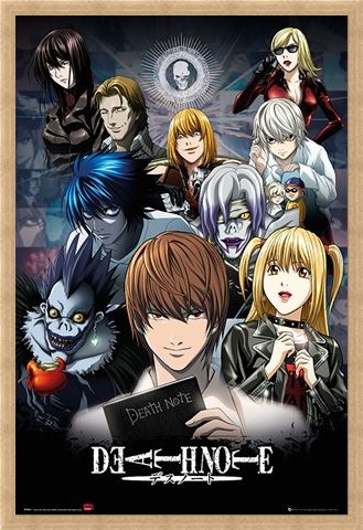 Framed Framed The Shinigami, The Boy, And The Book - Death Note