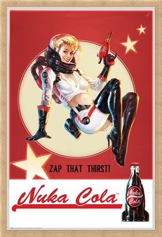 Framed Framed Zap That Thirst Nuka Cola - Fallout 4