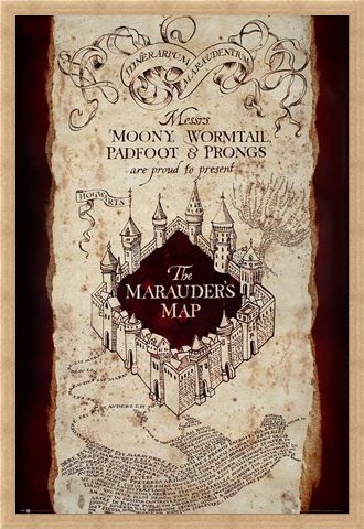Framed Framed Messrs. Moony, Wormtail, Padfoot & Prongs - Harry Potter