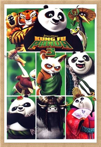 Framed Framed A Martial Arts Masterpiece - Kung Fu Panda 3
