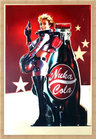 Framed Framed Blonde Bombshell - Fallout 4