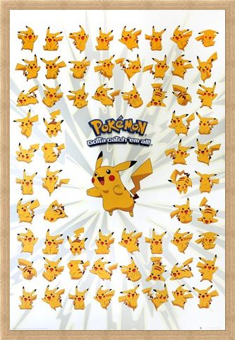Framed Framed The Pokemon With A Punch - Pokemon - Pikachu