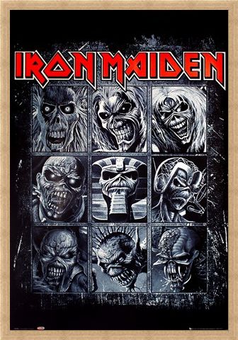 Framed Framed Nine Eddies - Iron Maiden