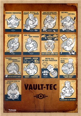 Framed Framed 'Revolutionizing Safety For An Uncertain Future' - Fallout 4 Vault Tec Compilation