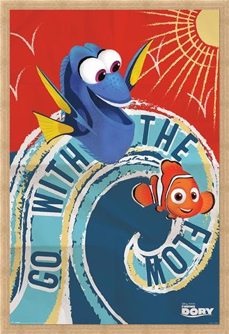 Framed Framed Go With The Flow - Finding Dory