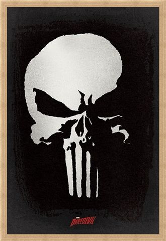 Framed Framed The Punisher Logo - Daredevil TV Series