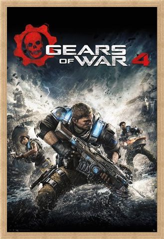 Framed Framed Game Cover - Gears Of War 4