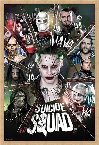 Framed Framed Shattered Circle - Suicide Squad