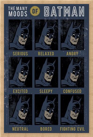 Framed Framed The Many Moods Of Batman - DC Originals