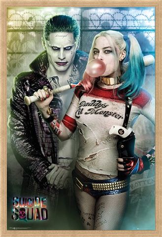 Framed Framed Joker And Harley Quinn - Suicide Squad