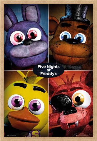 Framed Framed The Fazbear Gang - Five Nights At Freddy's