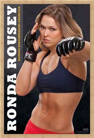 Framed Framed Ronda Rousey - UFC