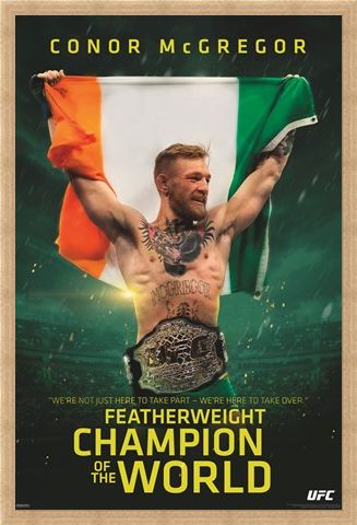 Framed Framed Featherweight Champion Of The World - Conor McGregor