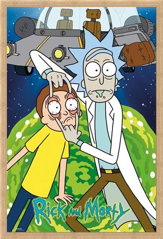 Framed Framed Like Grandfather Like Grandson - Rick And Morty