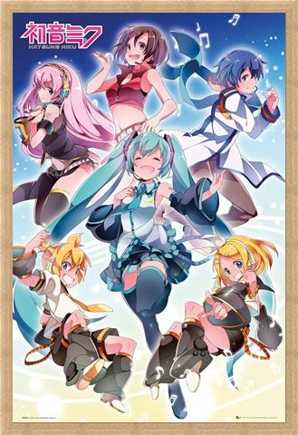 Framed Framed Vocaloid Performance - Hatsune Miku Group